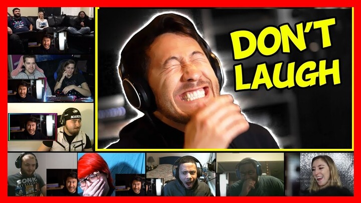 Markiplier - Try Not To Laugh Challenge #18 REACTION MASHUP