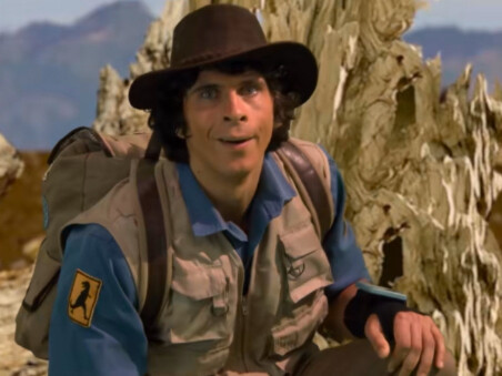 "Hi, I'm Andy. Are you ready for a dinosaur adventure?"