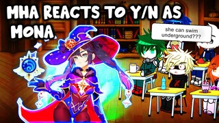 MHA/BNHA Reacts to Y/N As Mona (Genshin Impact) || Gacha Club ||