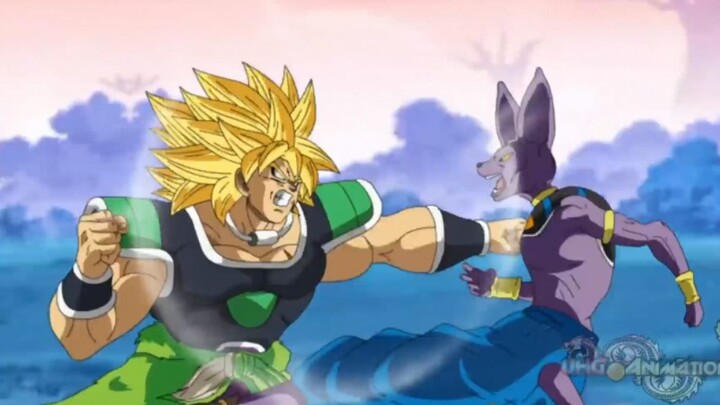 [Dragon Ball 7] Broly knocked Beerus to the ground, he is indeed the light of Saiyan