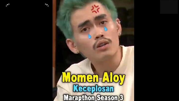 Momen Keceplosan Aloy di Marapthon Season 3