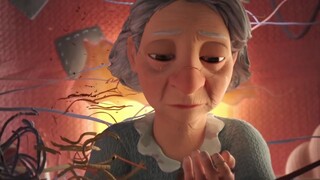 这位独居老人，拼命想用针线织出逝去的爱人：动画短片《Undone》
