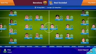 Barcelona 0 - 0  Real Sociedad