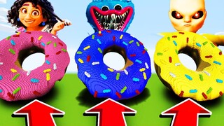 Minecraft : DO NOT CHOOSE THE WRONG DONUT! (Encanto, Huggy Wuggy, BabyInYellow) PS4/XboxOne/PE/MCPE)