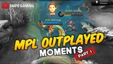 MPL OUTPLAYED MOMENTS PART 1 | SNIPE GAMING TV