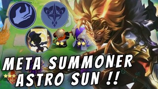 HARDEST COMMANDER NOW !! BUSS SKILL 3 OP META SUMMONER COMBO !! MAGIC CHESS MOBILE LEGENDS