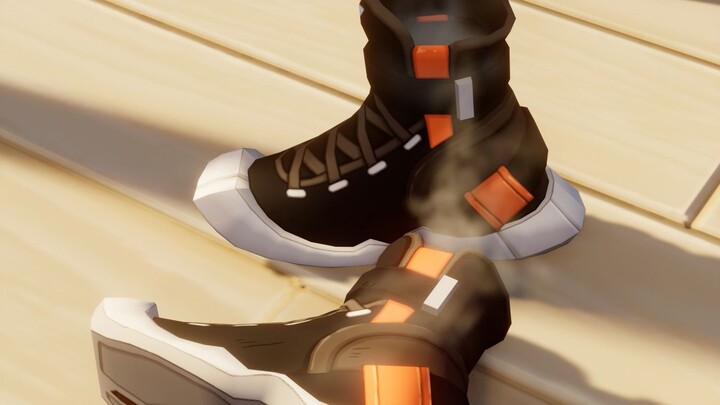 Grace's smoking shoes