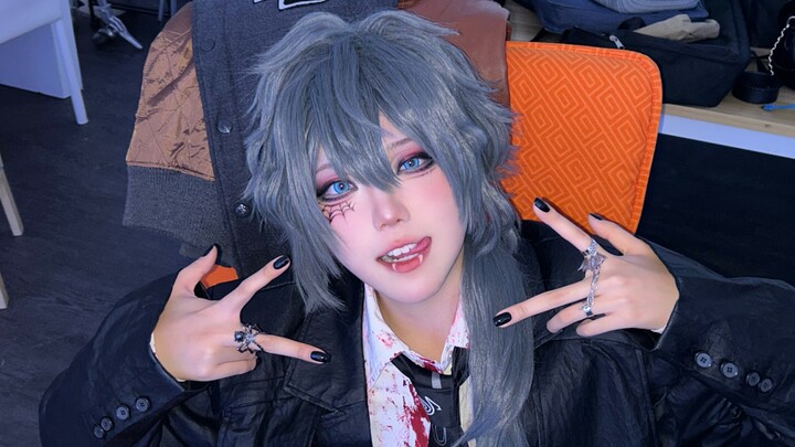 [Shiina Danki cos] 《Bite me》Vampire makeup👻Flip dance straight shot/It really is the last time to bi