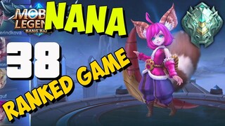 Mobile Legends - Gameplay part 38 -  Ranked Game Epic Nana (iOS, Android)