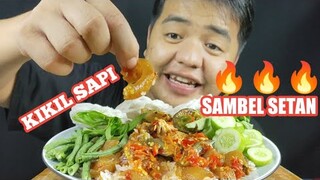 KIKIL SAMBEL SETAN NASI UDUK, LALAPAN MENTAH DAN TEMAN-TEMANYA 🔥 🔥🔥