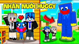 PHONG CẬN SAMMY NHẬN NUÔI EM BÉ HUGGY TỘI NGHIỆP TRONG MINECRAFT