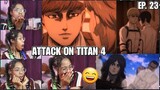 isdgfwnrhu!!!! | Floch pls sit down | Attack on Titan 4 Part 2 Episode 23 Reaction | Lalafluffbunny