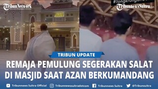 VIRAL Kisah Remaja Pemulung Segerakan Salat di Masjid saat Azan Berkumandang, Tuai Pujian