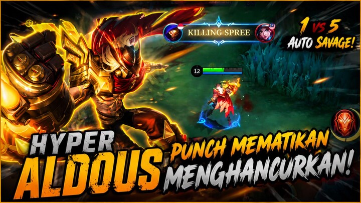 tumbukan aldous one hit