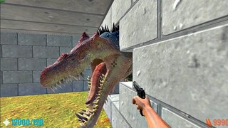 Survive in Grasslands with Dinosaurs. Fps Perspective! Animal Revolt Battle Simulator