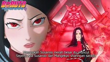 MENUNGGU SUSANOO MERAH TERBESAR ERA OTSUTSUKI MILIK SARADA - INILAH LEGENDA PARA DEWA SUSANOO