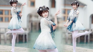 Pretty and cute girl, beautiful frozen dance❀Danqing❀ (It's really cold to lie down on the floor til