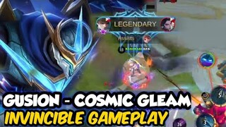 GUSION COSMIC GLEAM GAMEPLAY | LEGENDARY SKIN GUSION | MOBILE LEGENDS