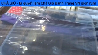 bí quyết làm chả giò bánh tráng