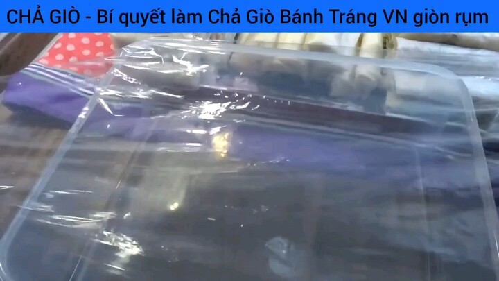 bí quyết làm chả giò bánh tráng