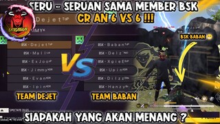 TEAM DEJET VS TEAM BABAN !!! SIAPAKAH YANG AKAN MENANG ? TONTON SAMPAI HABIS 😎#dejetff #freefire