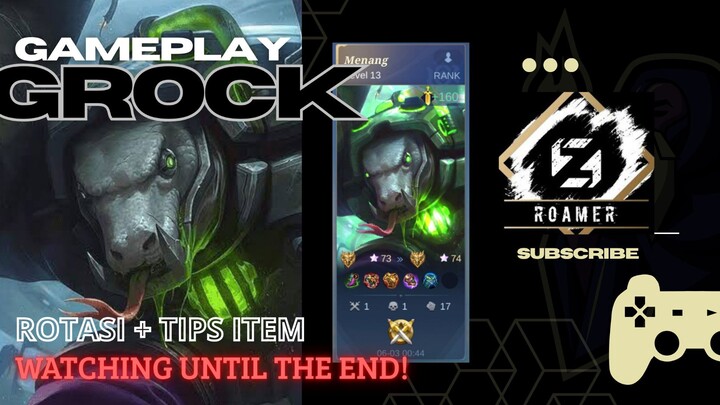 GAMEPLAY GROCK 🫵😎 2 MM PUN JADI 😭