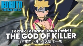 BORUTO TERBARU- TEKNIK TERBANG DEWA PETIR DILAMPAUI BORUTO - TWO BLUE VORTEX HIPOTESA