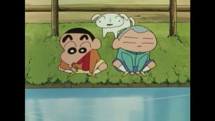 Crayon Shinchan - Di pagi yang dingin, ayo bermain es