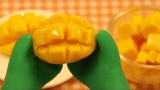 [Fanart] Clay stop-motion animation - a little cute delicious mango