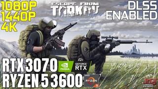 Escape from Tarkov | Ryzen 5 3600 + RTX 3070 | 1080p, 1440p, 4K benchmarks!