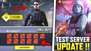 *NEW* David Mason Battle Pass + Test Server Update! New LMG + BO2 Content & more! COD Mobile Leaks