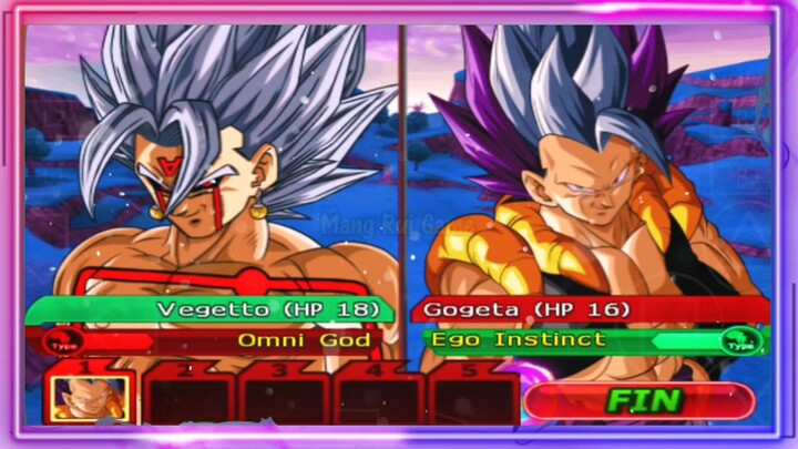 VEGETTO OMNI GOD VS GOGETA EGO INSTINCT - DB MOD ANDROID GAMEPLAY