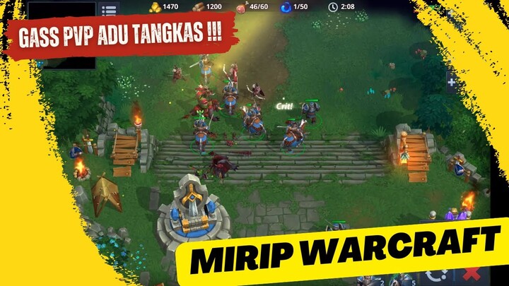 COBAIN GAME "WAR LEGEND" BERASA NOSTALGIA NJIRR !! MIRIP WARCRAFT GINI ! ANDROID GAME