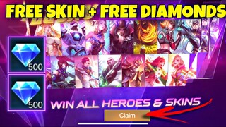 NEW! FREE ALL SKIN & FREE DIAMONDS / FREE DIAMONDS EVENT MLBB - NEW EVENT MLBB 2021