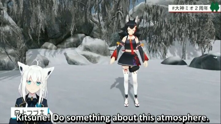 [Hololive Clip Moment] Korone Risu First Collab and Funny Moment play Phasmophobia | Mio 3D POV