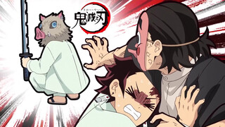 [Anime] How To Offend Two Swordsmiths Simultaneously- Inosuke&Tanjirou