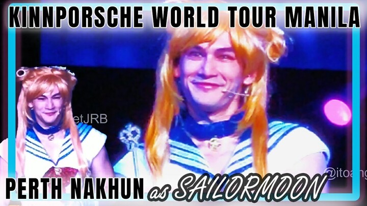 Perth Nakhun as Sailor Moon at KinnPorsche World Tour Manila