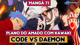 BORUTO MANGÁ 71: CODE VS DAEMON E TIMESKIP EM BORUTO