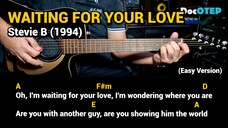 Waiting For Your Love - Stevie B (Easy Guitar Chords Tutorial with Lyrics) part 2 SHORTS REELS