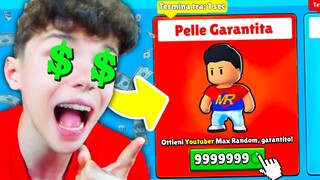 MIO FIGLIO SHOPPA LA SKIN SEGRETA DI MAX RANDOM DA 1000€ su STUMBLE GUYS!😱🤑