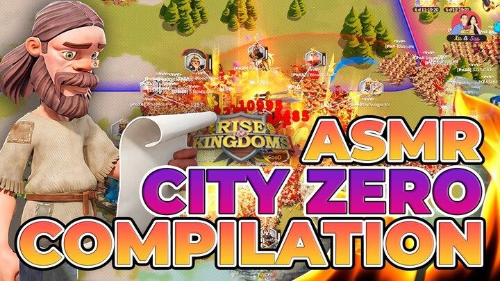 ZEROING CITY COMPILATIION ASMR!!! KVK 2983 (RISE OF KINGDOMS)