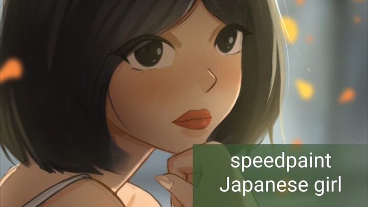 speedpaint Japanese girl