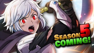 DanMachi Season 5 Confirmed! TSUKIMICHI Isekai Returns + New Madoka Magica / Ghibli Movie & More!