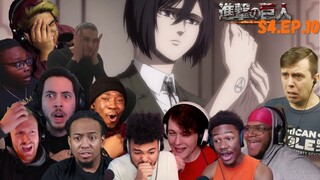 ATTACK ON TITAN FINAL SEASON 4 EPISODE 10 BEST REACTION COMPILATION