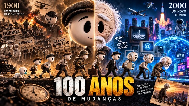 E SE VOCÊ NASCESSE EM 1900 E TIVESSE QUE SOBREVIVER ATÉ 2000