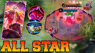 Fredrinn All Star Skin MLBB Gameplay !! Mobile Legends All Star Skin Sparkle Melissa Esmeralda Estes