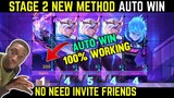 Stage 2 New Trick Auto #1 Rank, No Need To Invite Friends | Double 11 Carnival | Mobile Legends