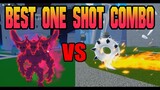 Roblox gameplay - Blox Fruits Vẫn là chuyên mục Best One Shot combo - Lần này là : Venom vs Dough