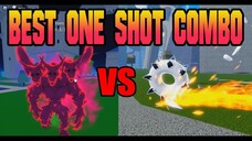 Roblox gameplay - Blox Fruits Vẫn là chuyên mục Best One Shot combo - Lần này là : Venom vs Dough