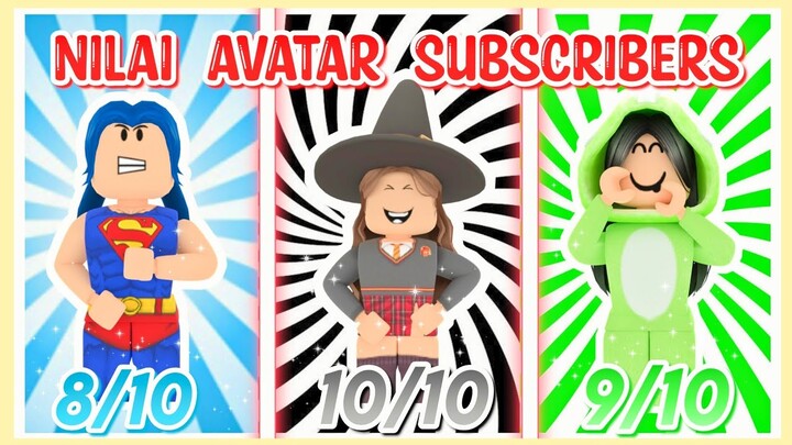 Nilai Avatar Roblox Subscriber 💯🙀 || Roblox Indonesia